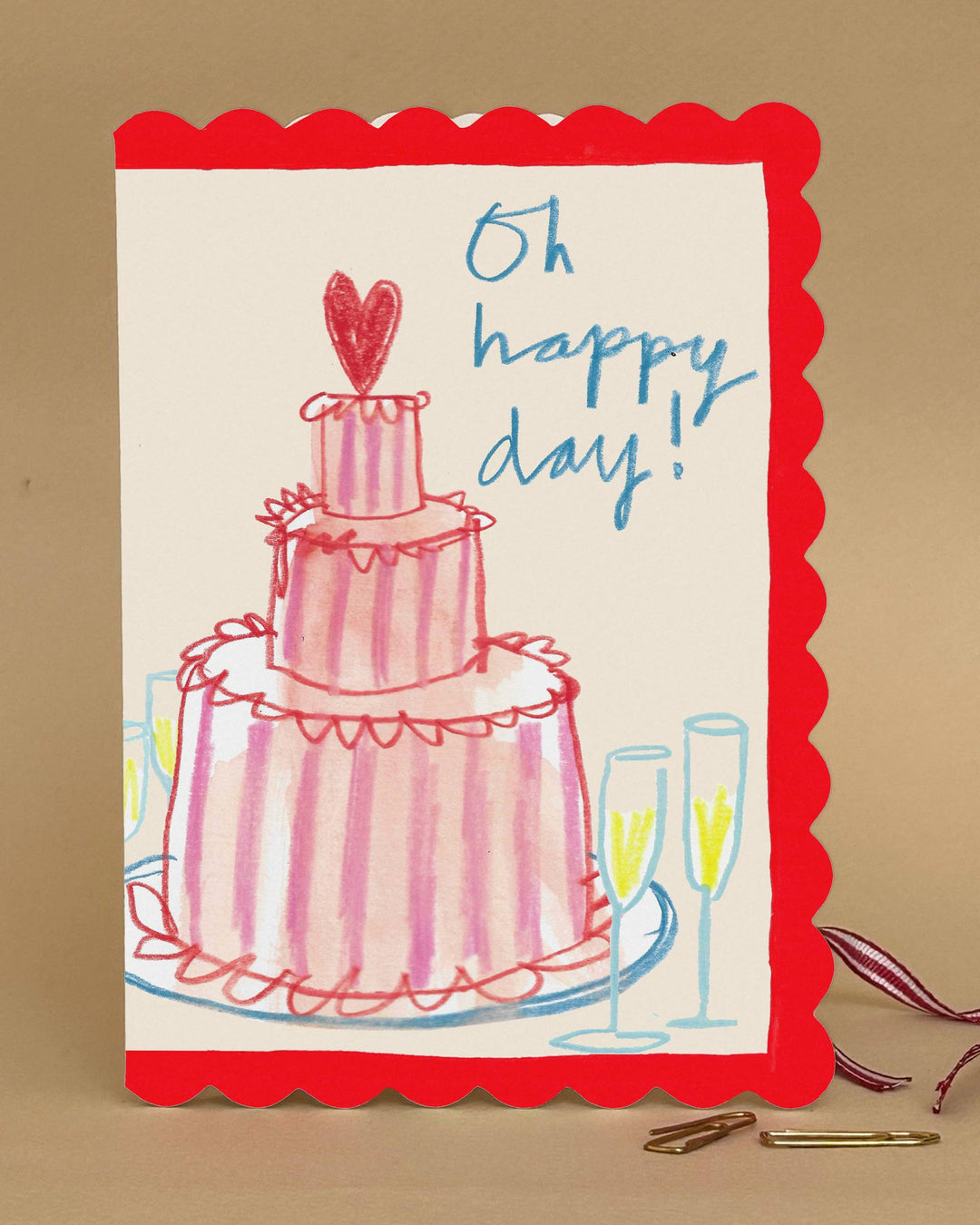 'Oh Happy Day' Greetings Card