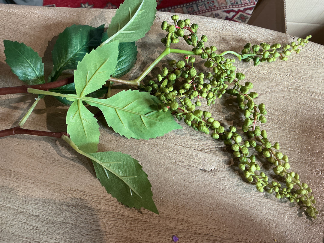 Green Weeping Mini Grape Branch,