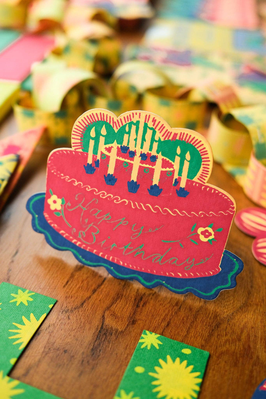UK/EU: Party Cake Greeting Card