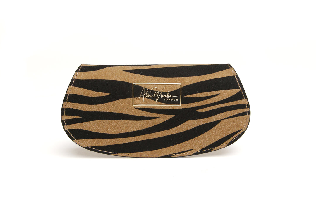 Dark Zebra Print - Glasses case