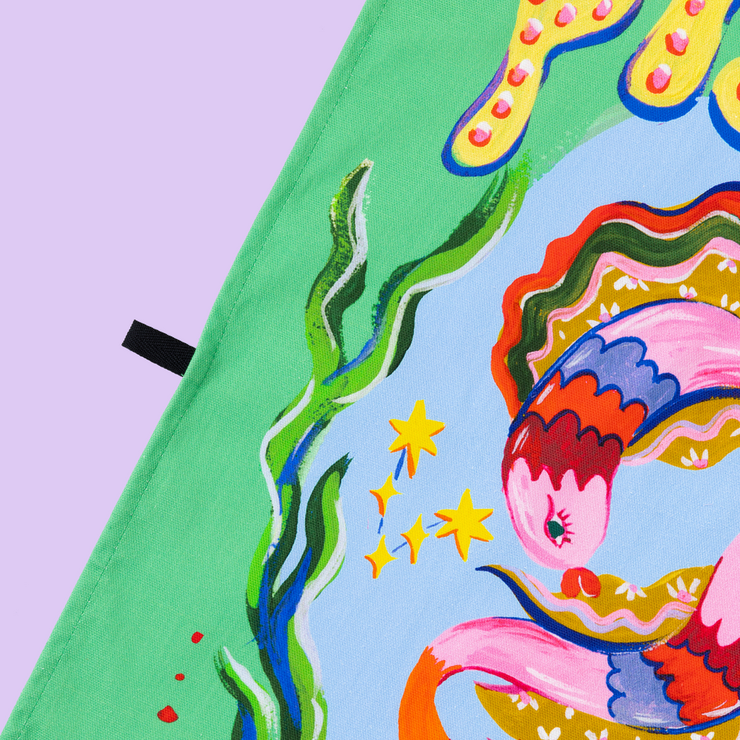 Pisces Zodiac Tea Towel