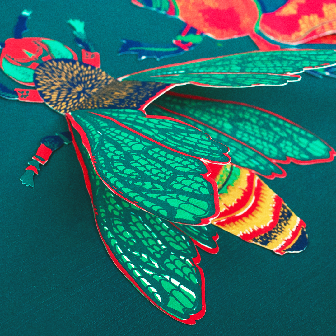 UK/EU: Wasp Greeting Card: C5