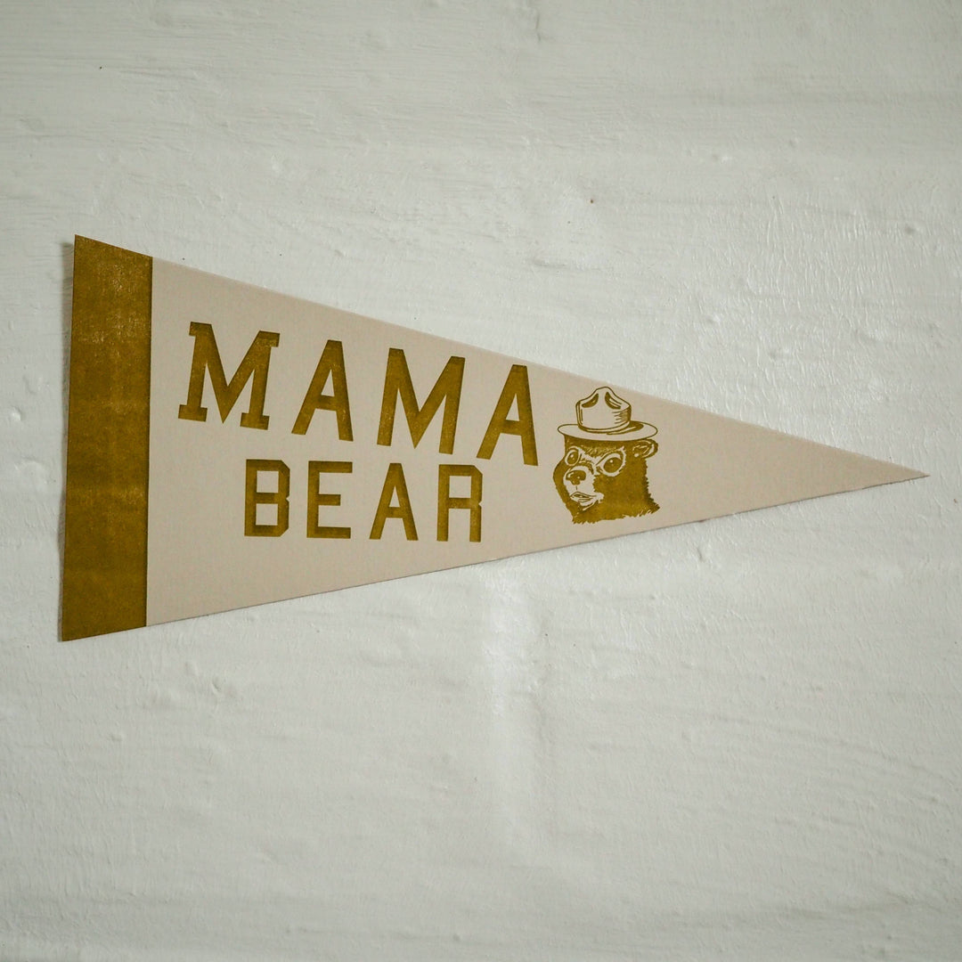 Mama bear pennant Mothers day card