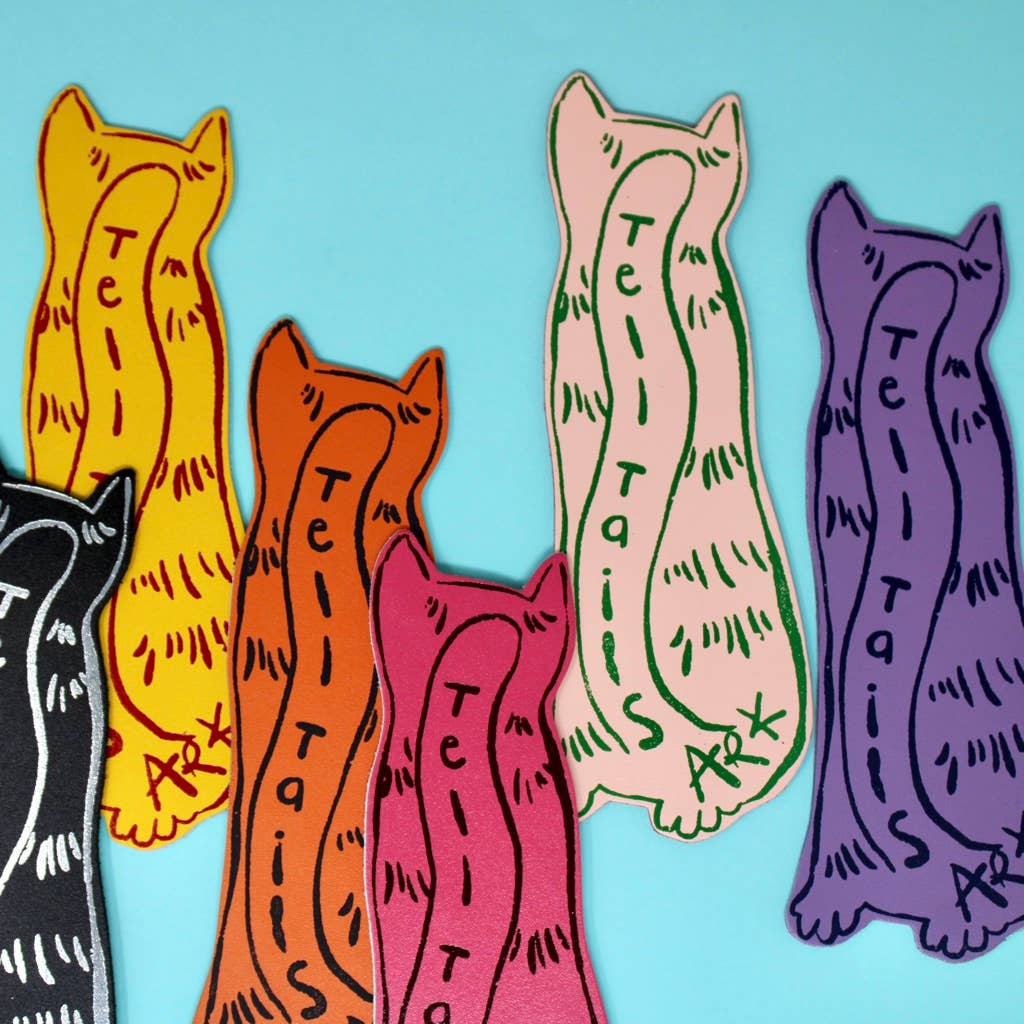 Cat Tails Bookmark: Pale Pink