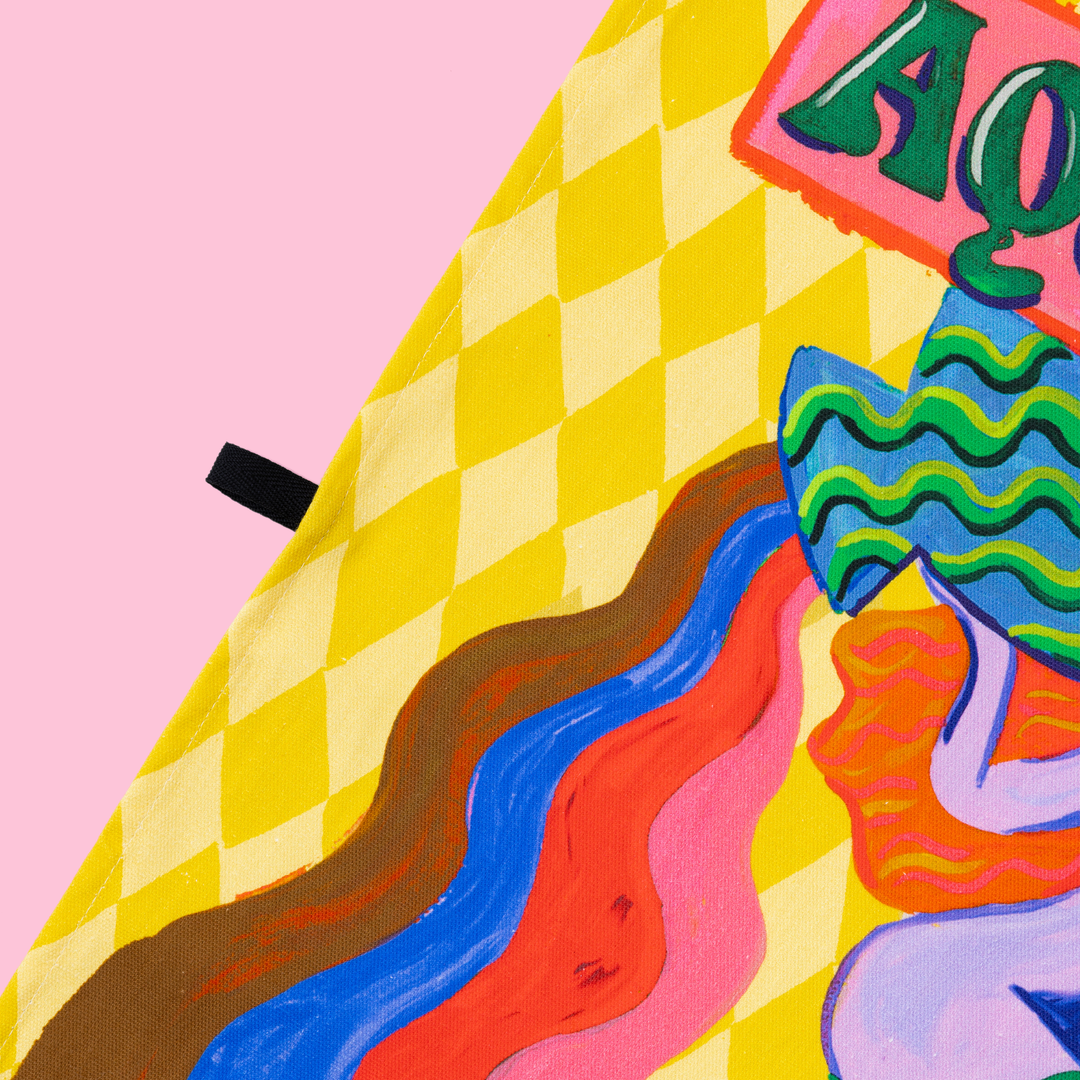 Aquarius Zodiac Tea Towel