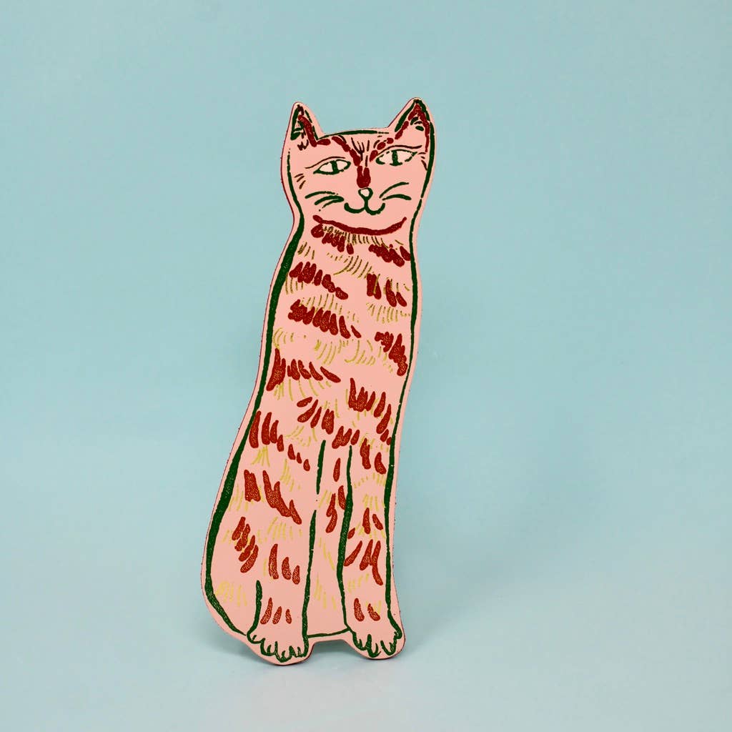 Cat Tails Bookmark: Yellow