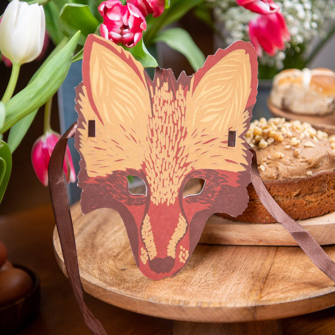 UK/EU: Fox Mask Greeting Card