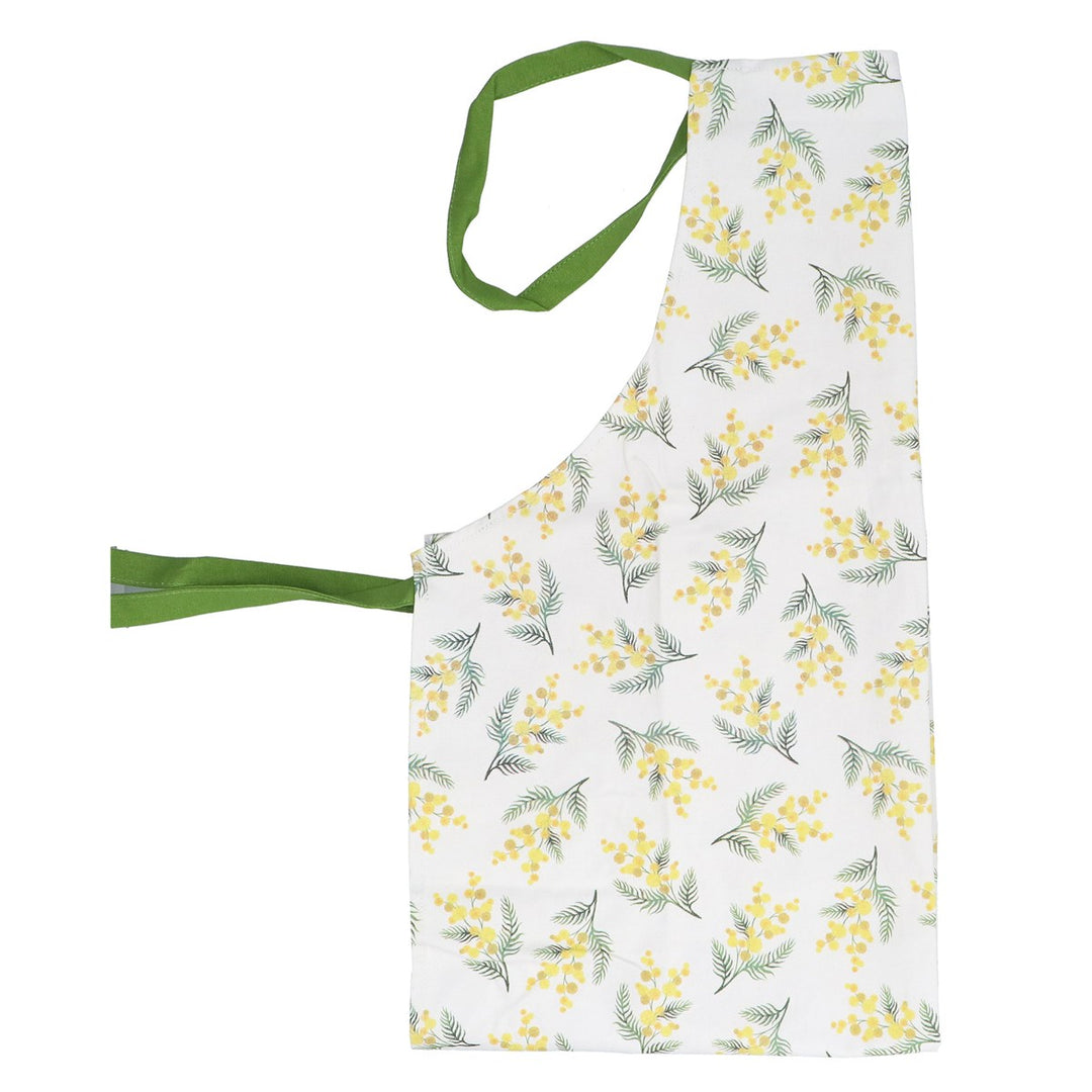 Cotton Apron - Mimosa,  (LxWxD) 95x64x1cm