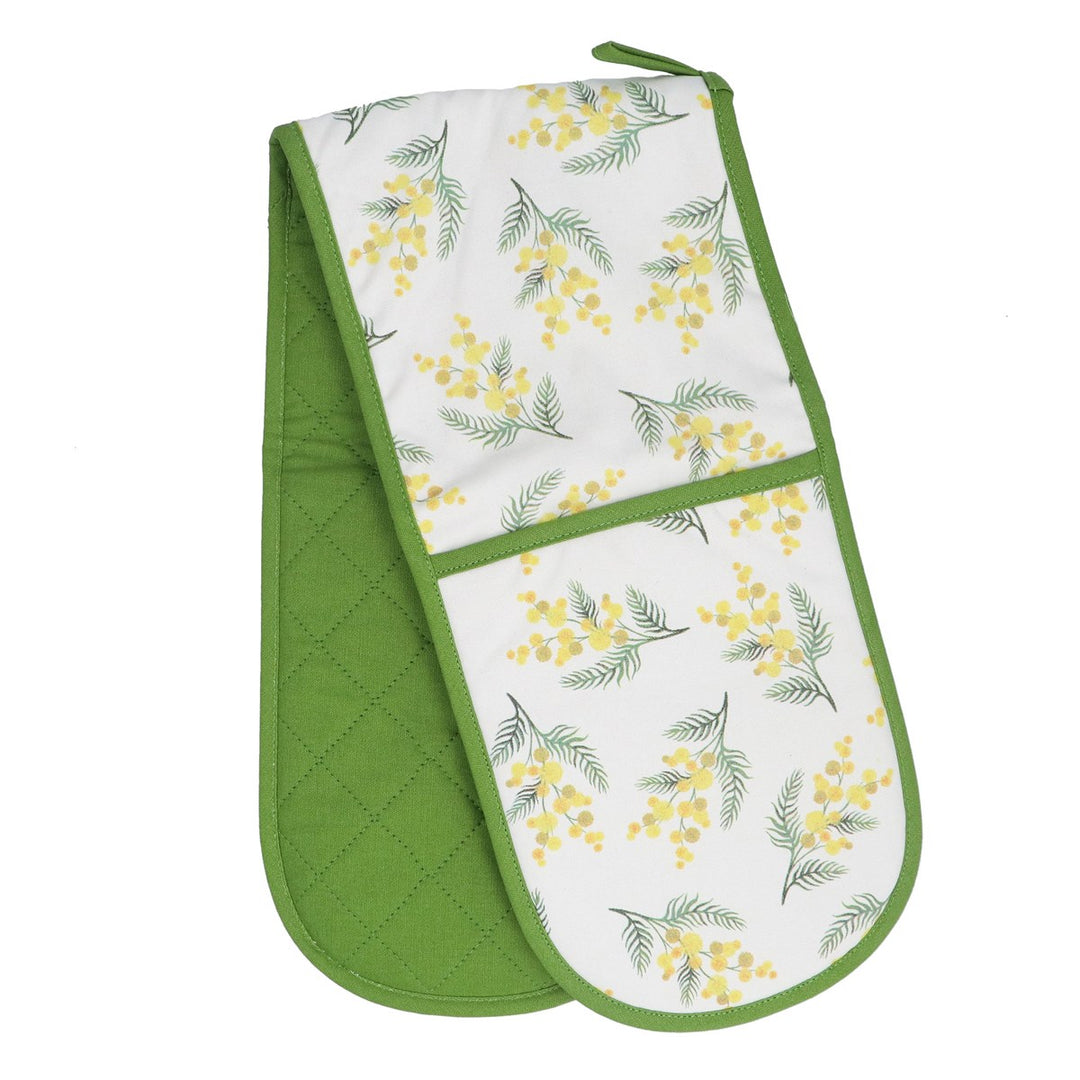 Cotton Oven Gloves - Mimosa,  (LxWxD) 85x19x1cm
