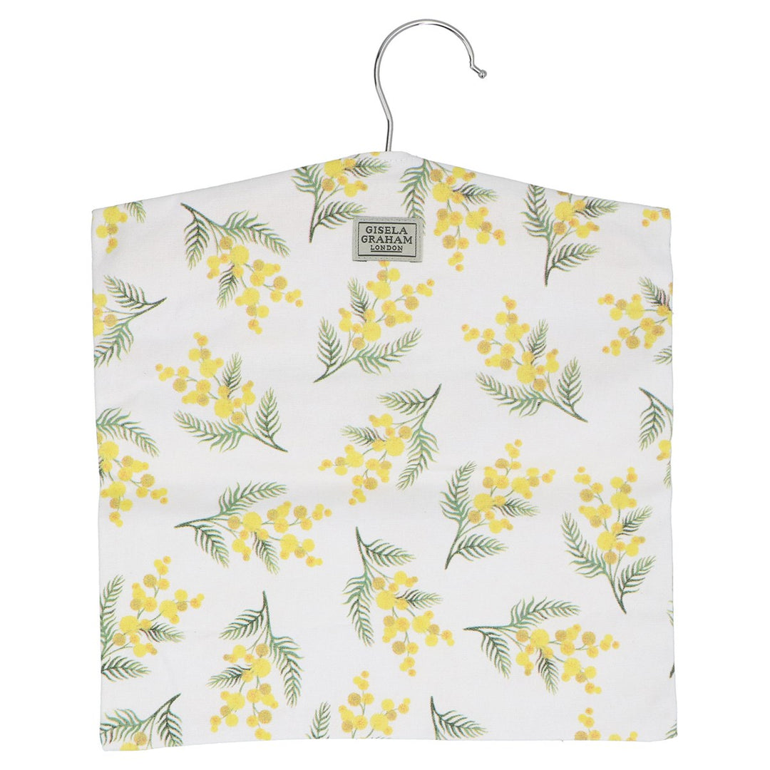 Cotton Peg Bag - Mimosa,  (LxWxD) 30x29x5cm