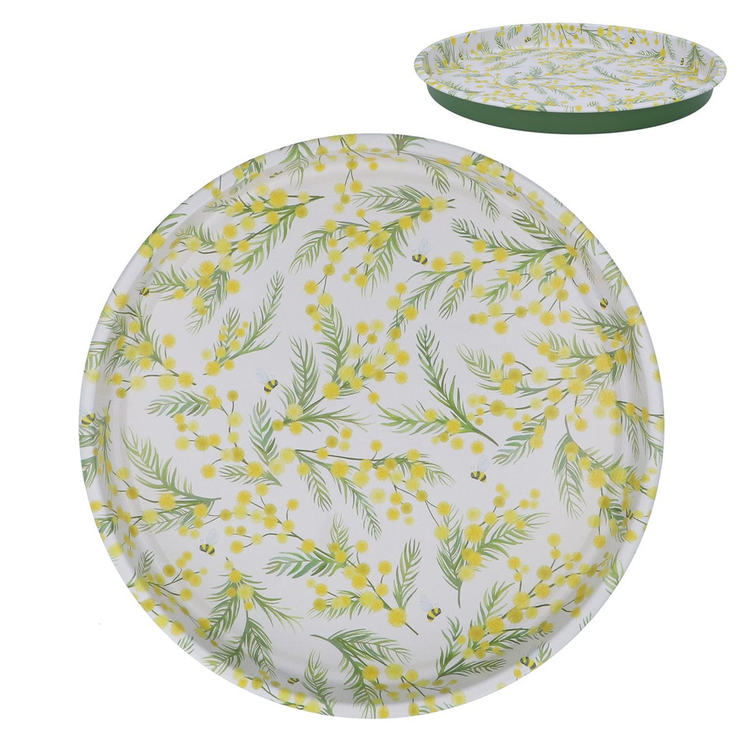 Metal Tray 33cm - Mimosa,  (LxWxD) 3x33x33cm