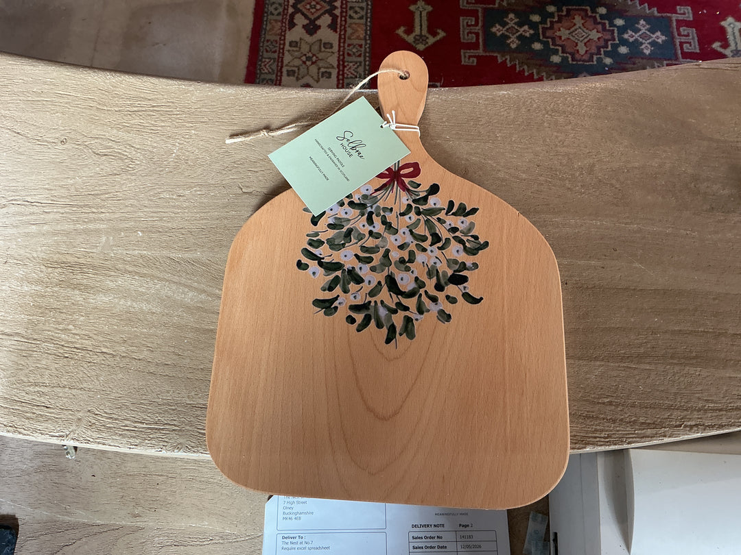 Beech Hanging Paddle - Medium - Mistletoe