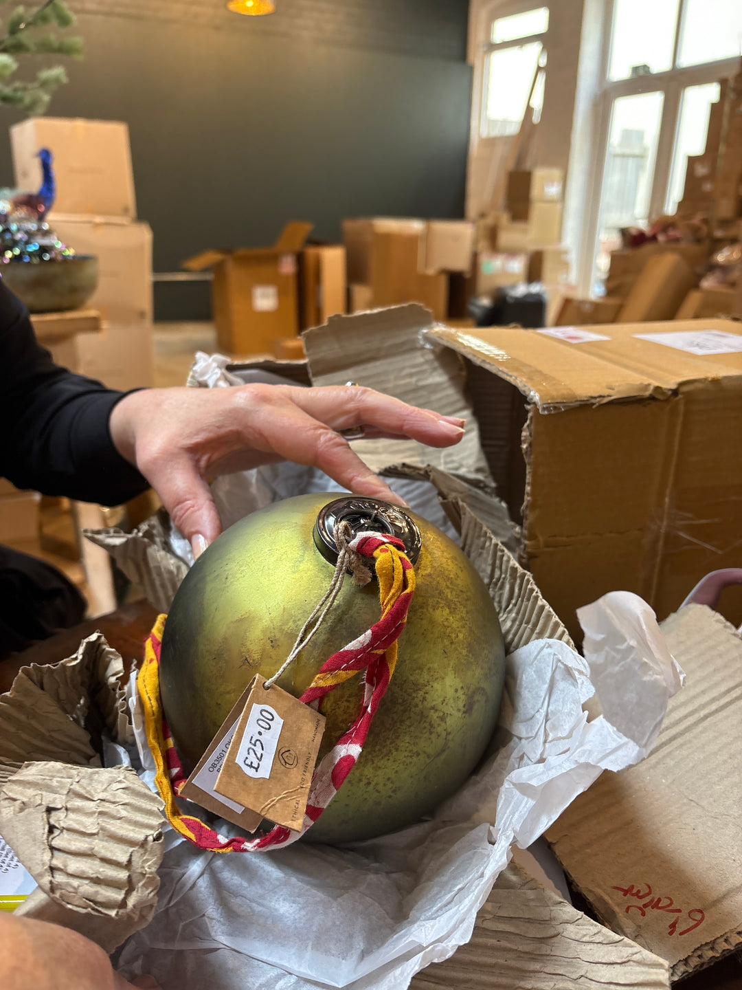 Oko Giant Bauble - Matt Green - Small