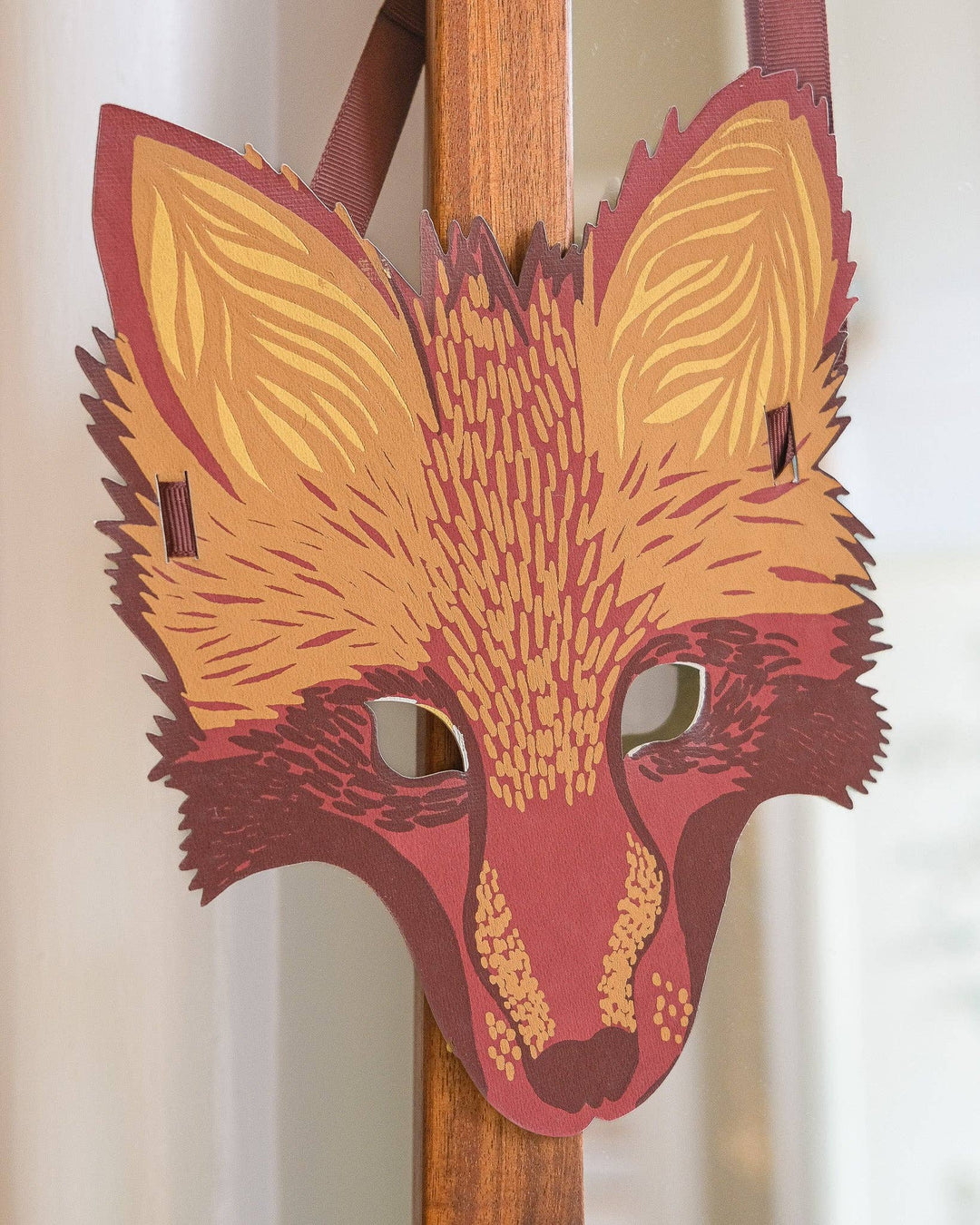 UK/EU: Fox Mask Greeting Card