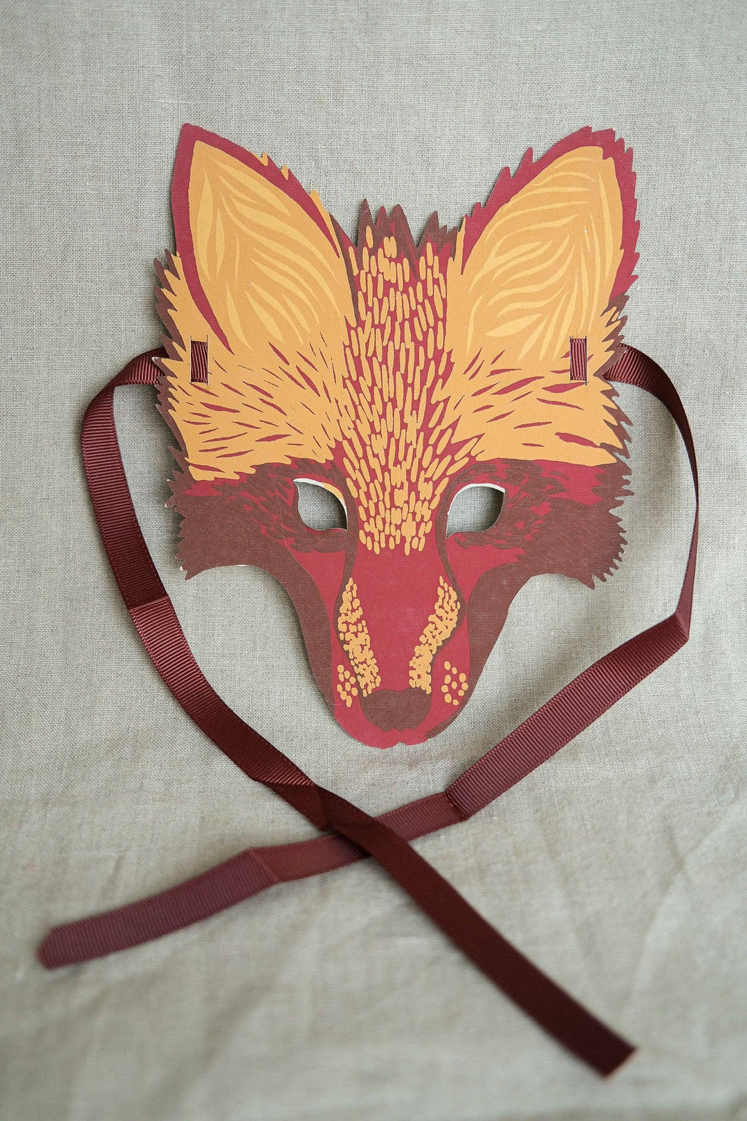 UK/EU: Fox Mask Greeting Card