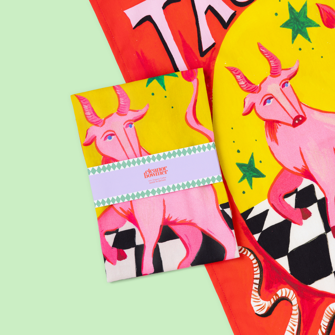 Taurus Zodiac Tea Towel