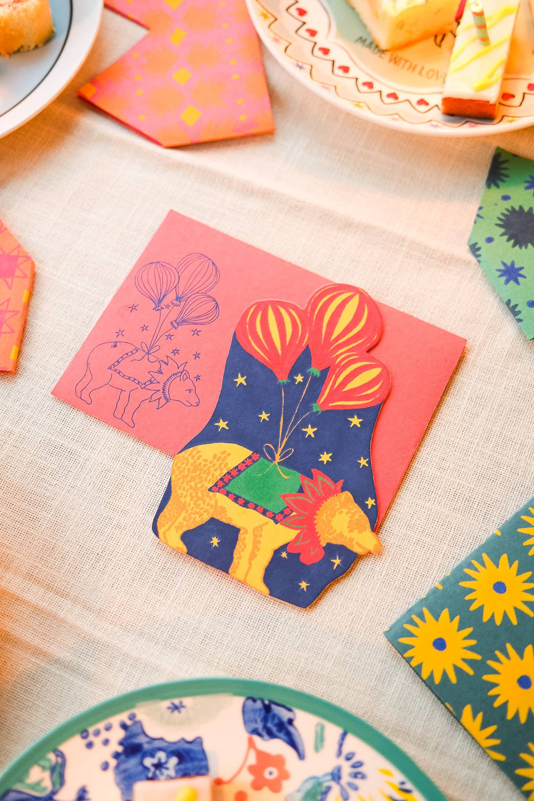 UK/EU: Party Bear Greeting Card