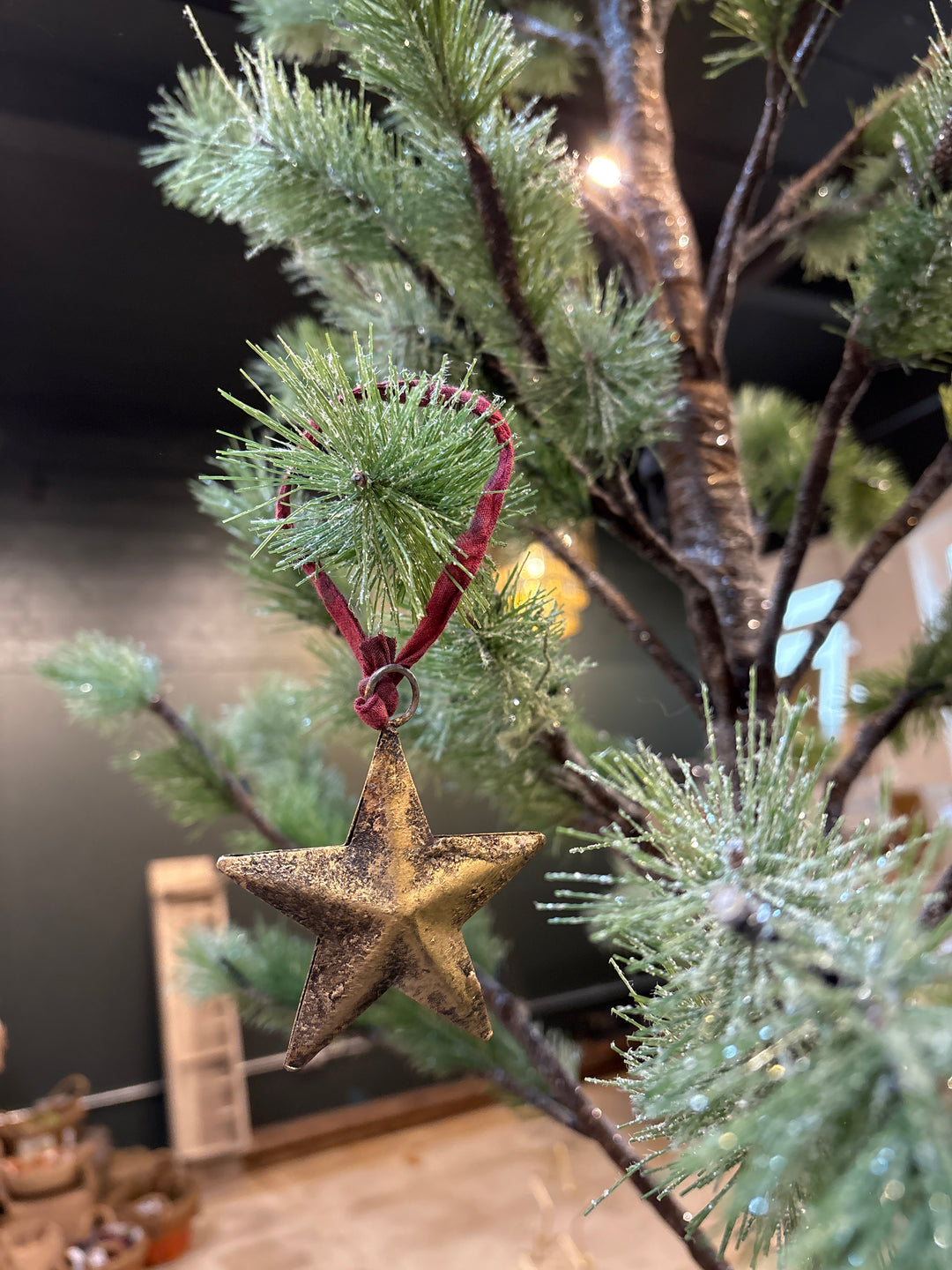 Roshani Star Baubles - Antique Brass