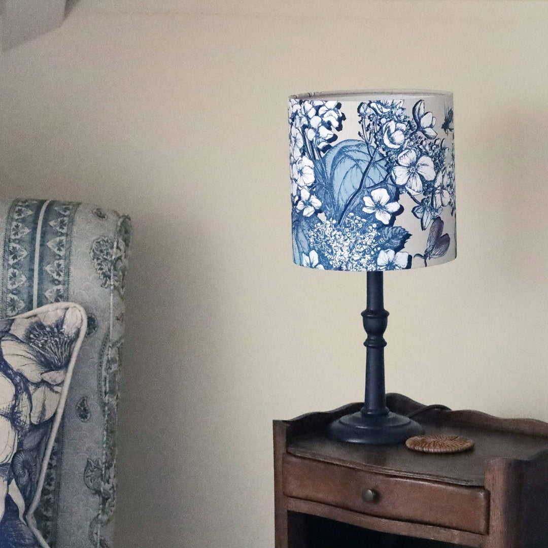 The Explorer’s Garden Hydrangea Lampshade: Multi / 30cm / Lamp