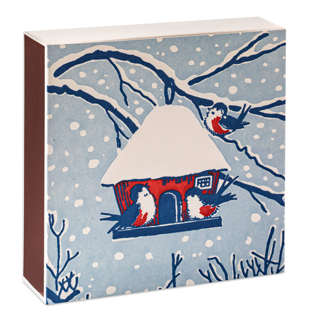Winter Bird | Square - Christmas Safety Matches🎄