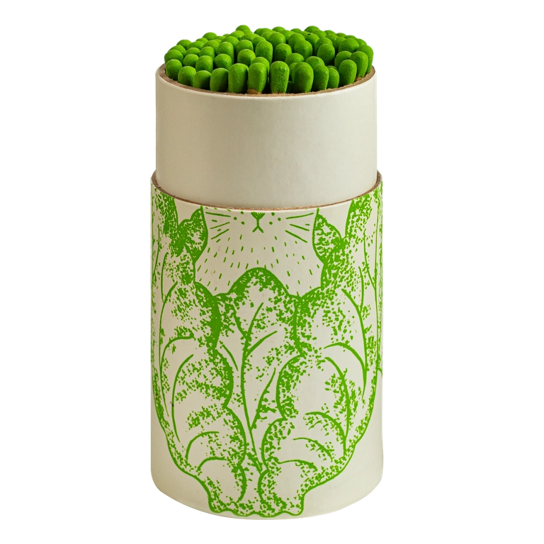 Rabbit in the Lettuce Large Cylinder  Matches
