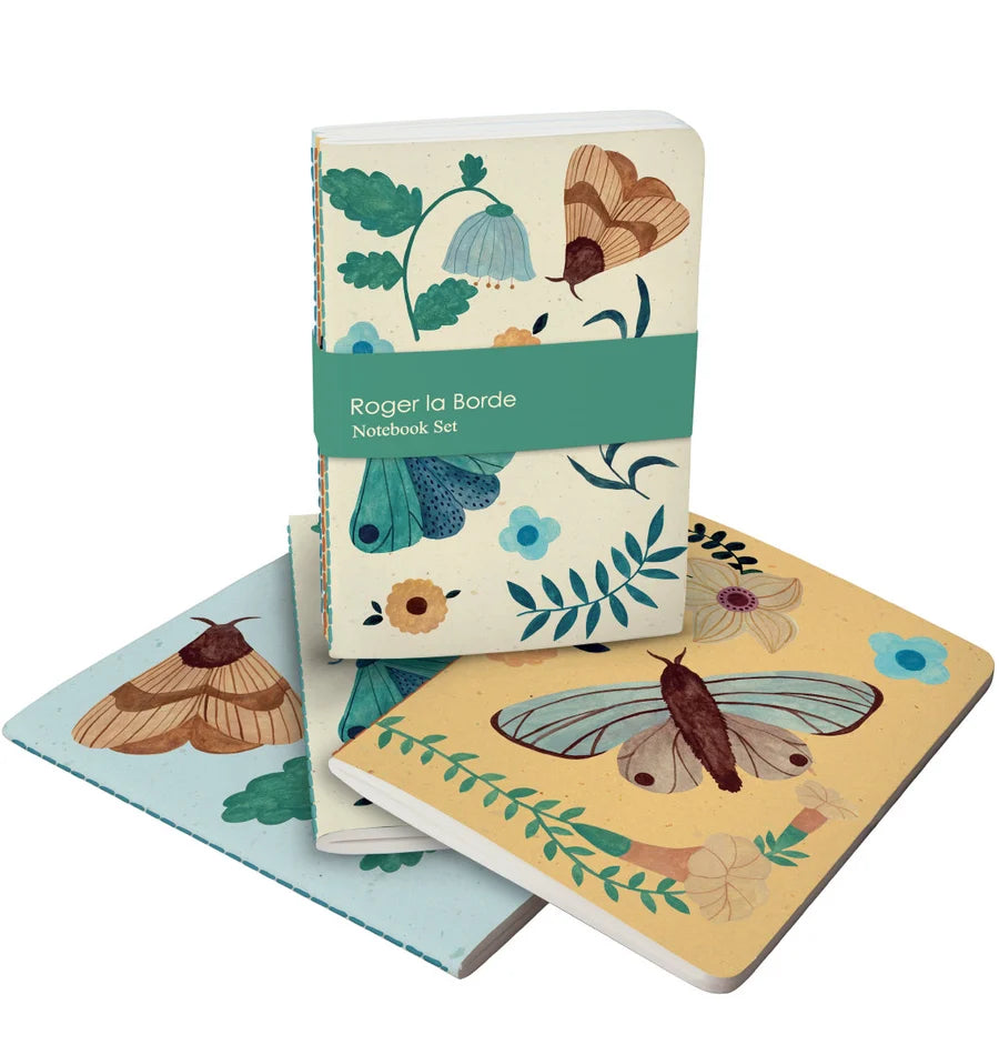 Flutter and Bloom A6 Softback Notebook Set