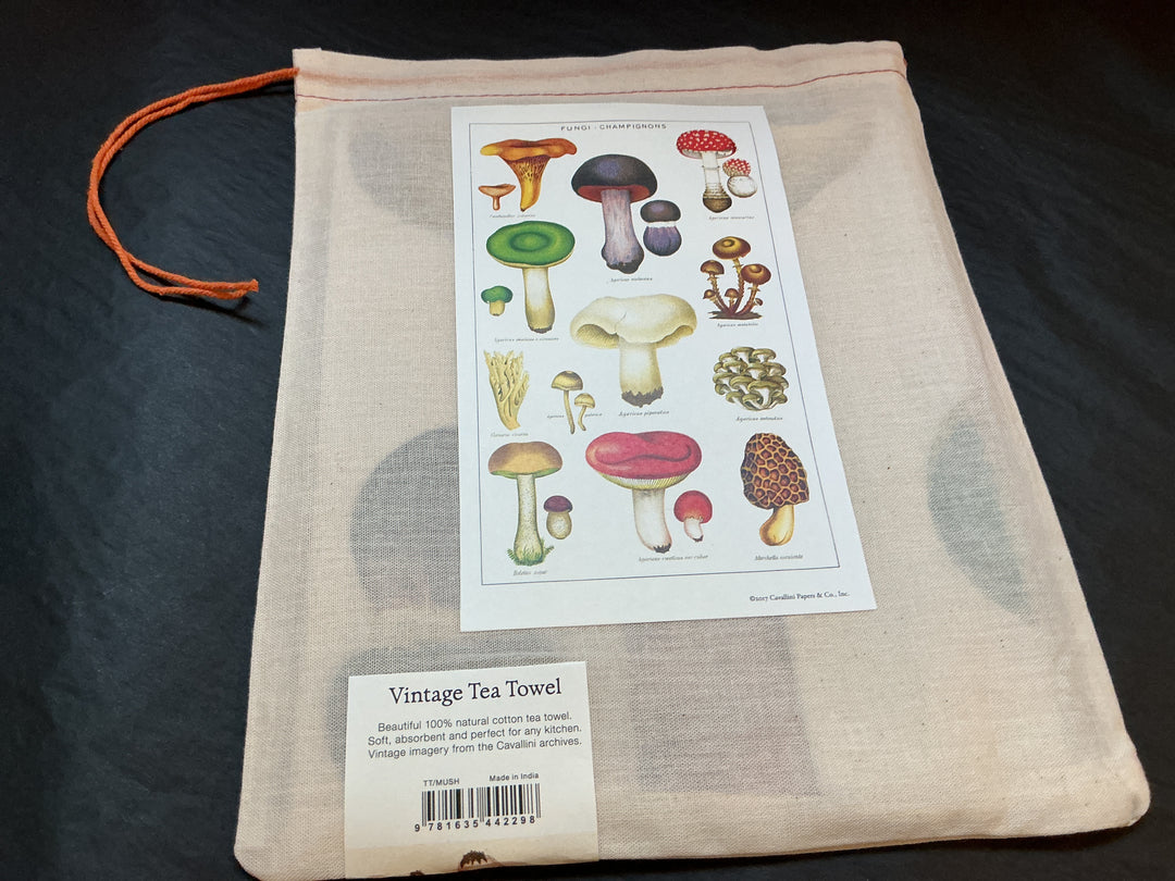 Mushroom Tea towel
