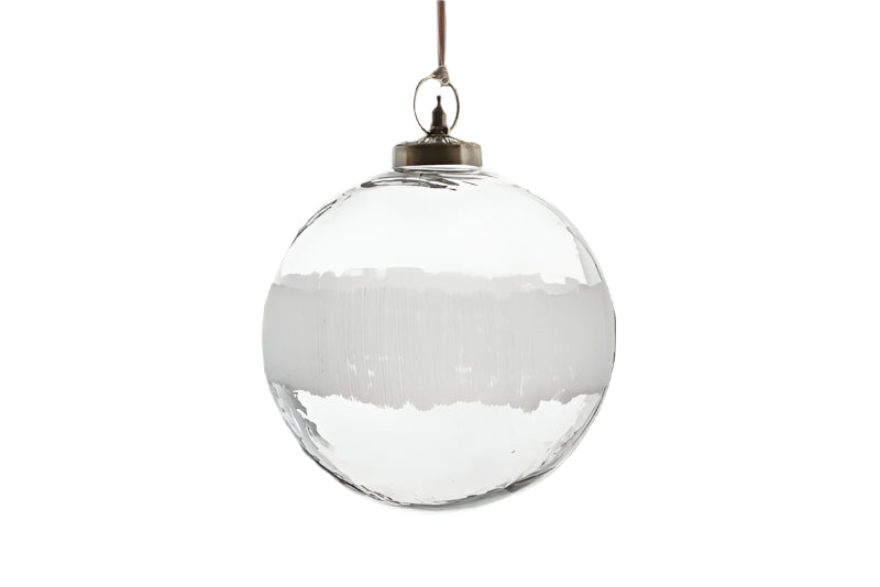 Anara Etched Bauble - Clear - Large