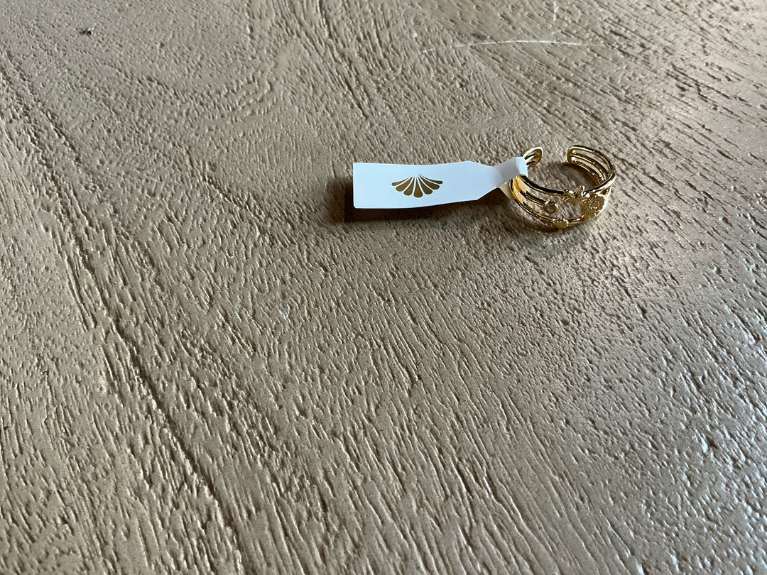 Seaside Open Caged Adjustable Ring