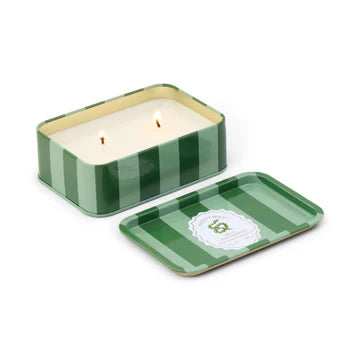 A Dopo 6oz/184g Snake Printed Tin Candle - Wild Lemongrass