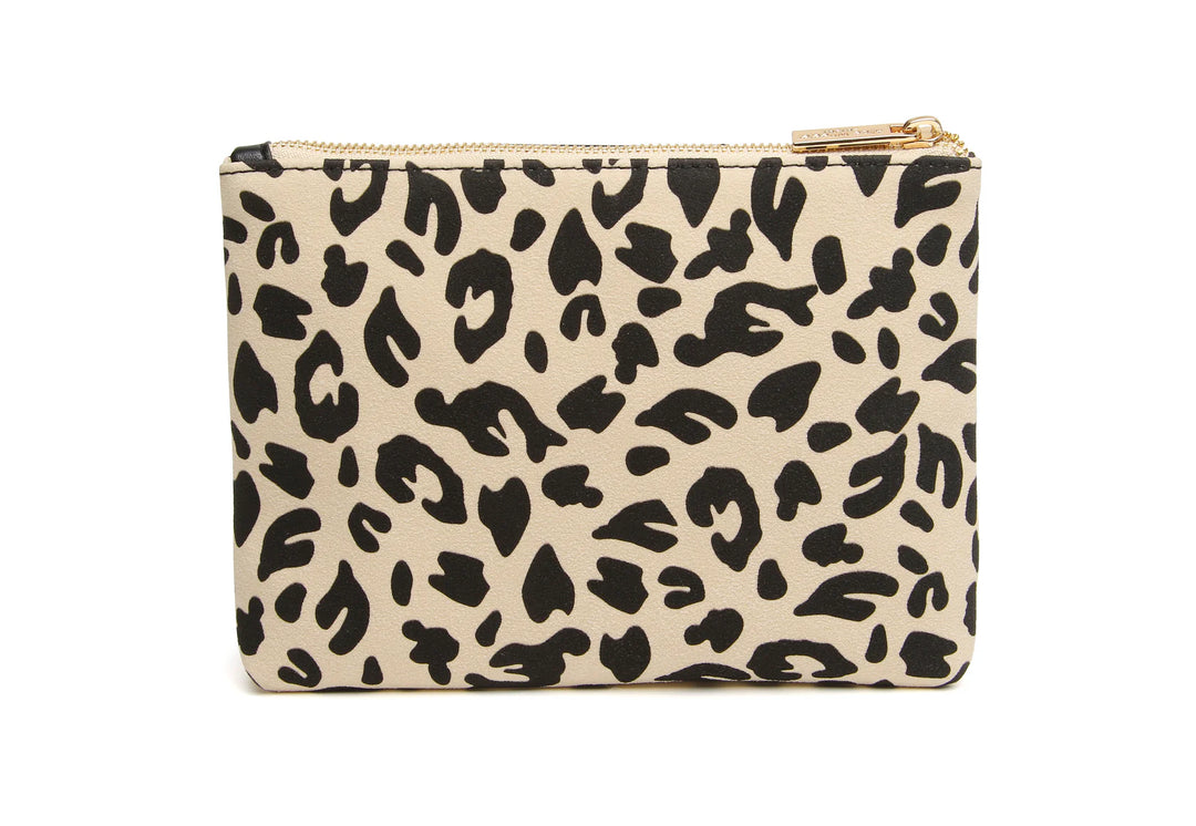 Light Leopard Print Pouch