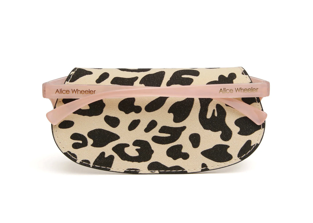 Light Leopard Print-Glasses Case