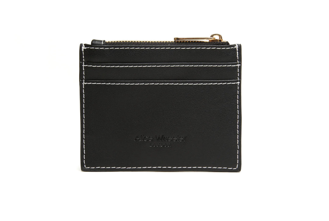 Black Sloane Coin & Card Purse