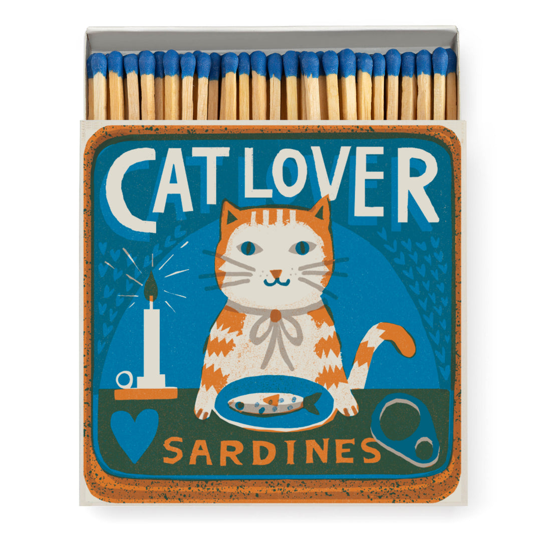 Cat Lover Sardines Matches by The Printed Peanut