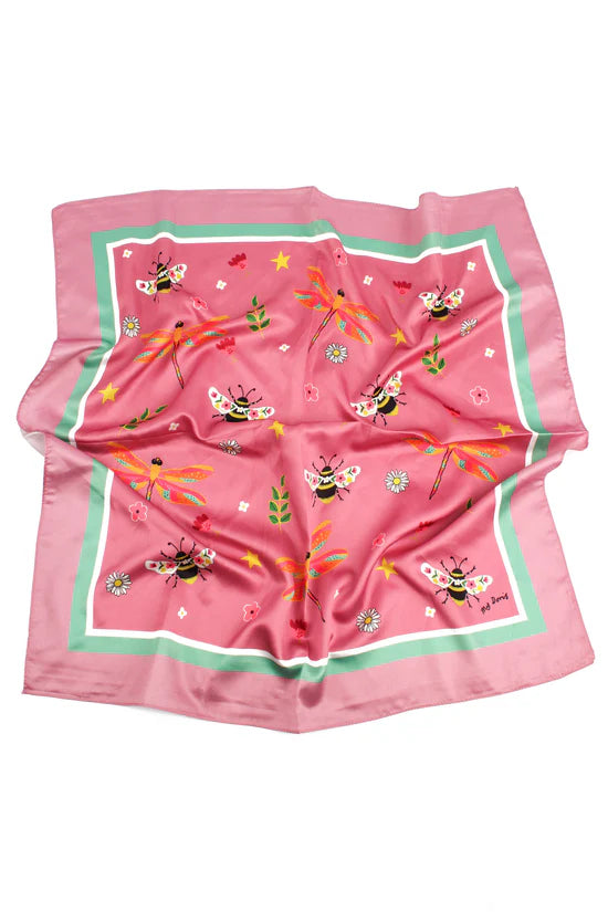 BEE AND DRAGONFLY SCARF