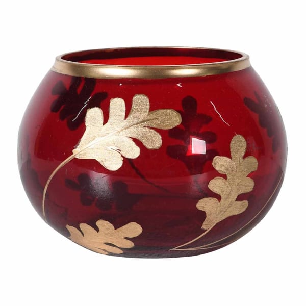 GOLD LEAF CRIMSON VOTIVE