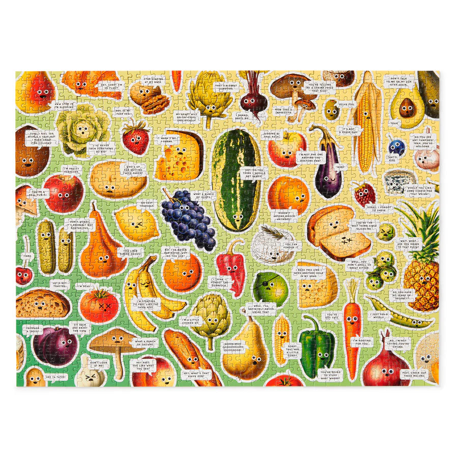 Googly Food 1000 Piece Puzzle