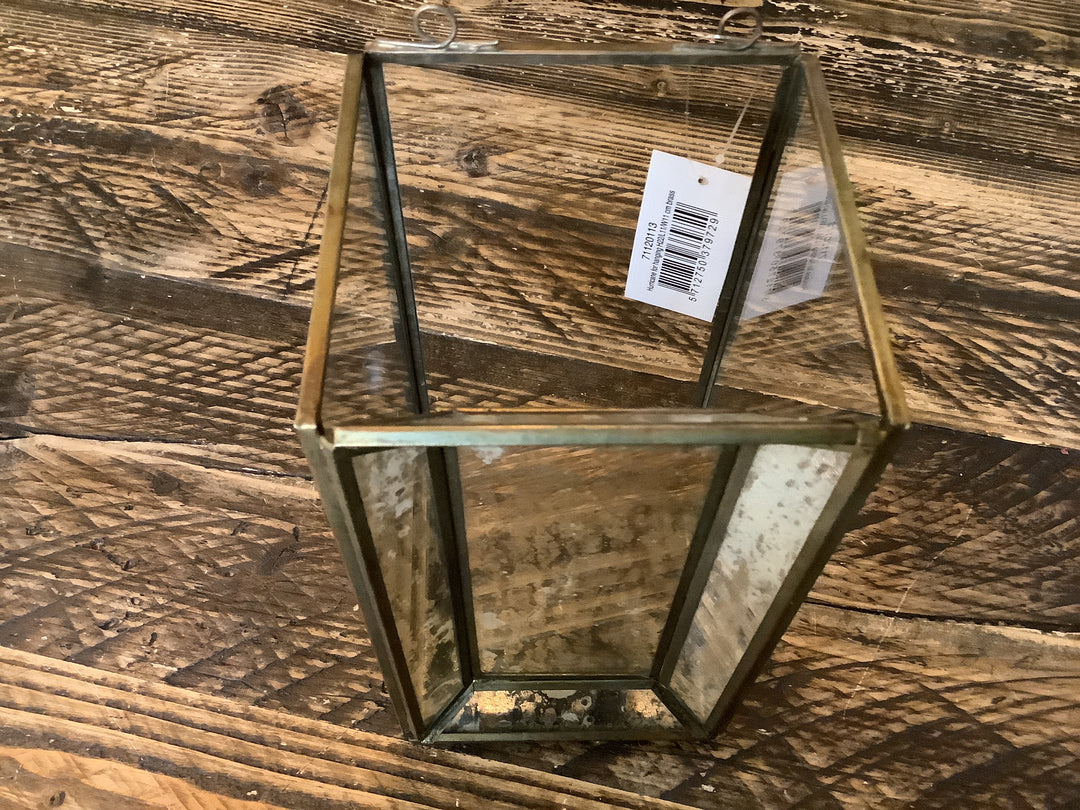 Hurricane for hanging, H22/L11/W11 cm brass