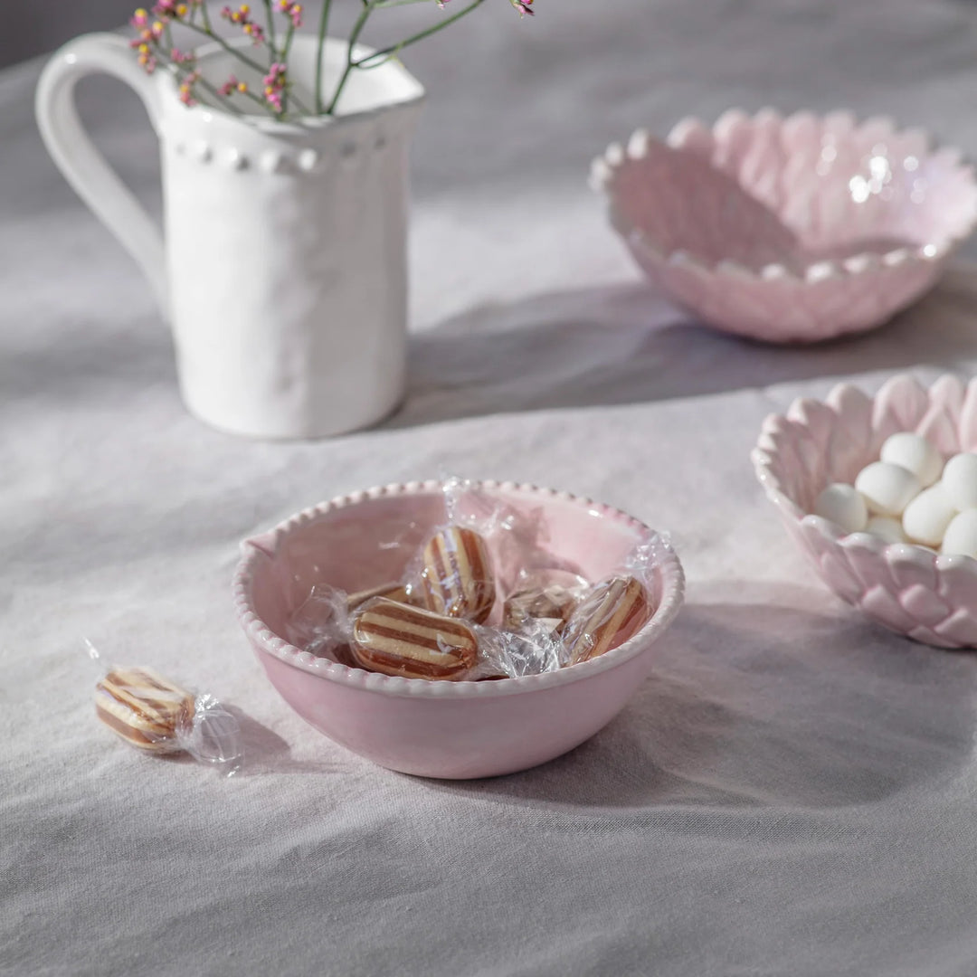 Wrenford Pair of Blush Scalloped Bowls