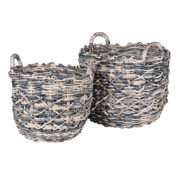 S/2 DYED MAIZE BASKETS