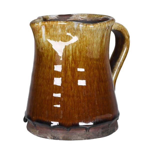SALTGLAZE TERRACOTTA JUG
