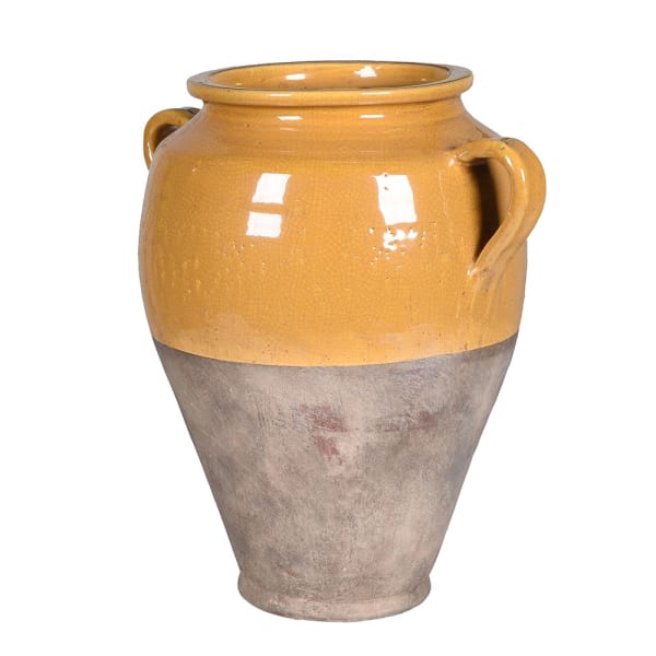 BARI OCHRE AMPHORA VASE