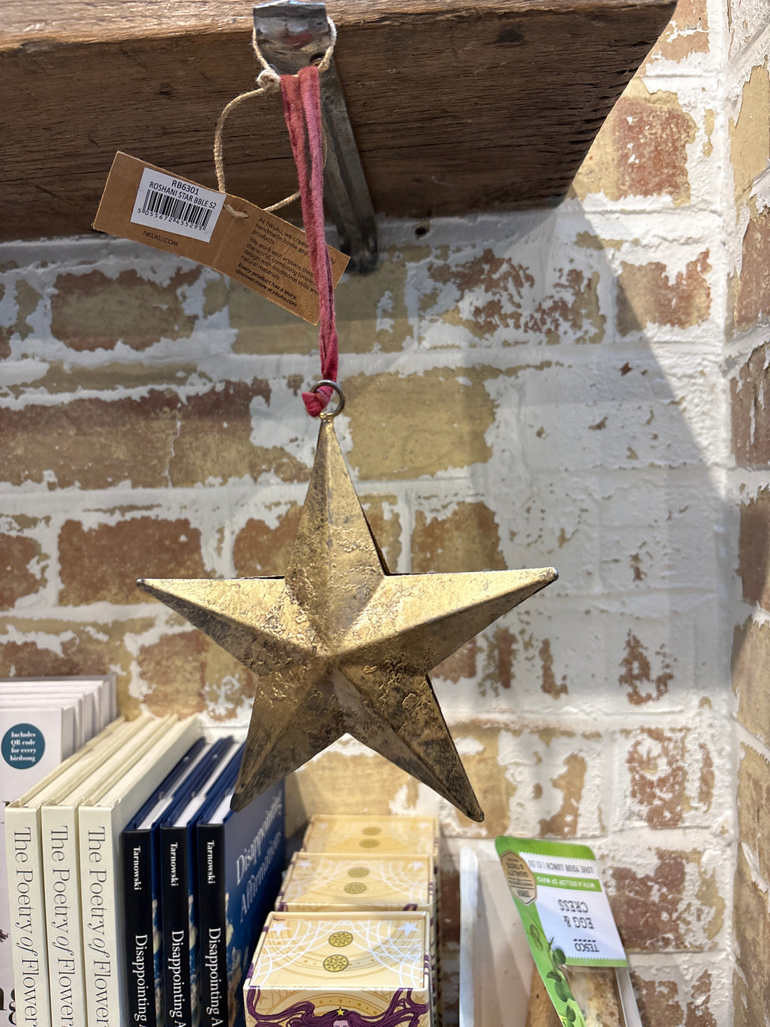 Roshani Star Baubles - Antique Brass