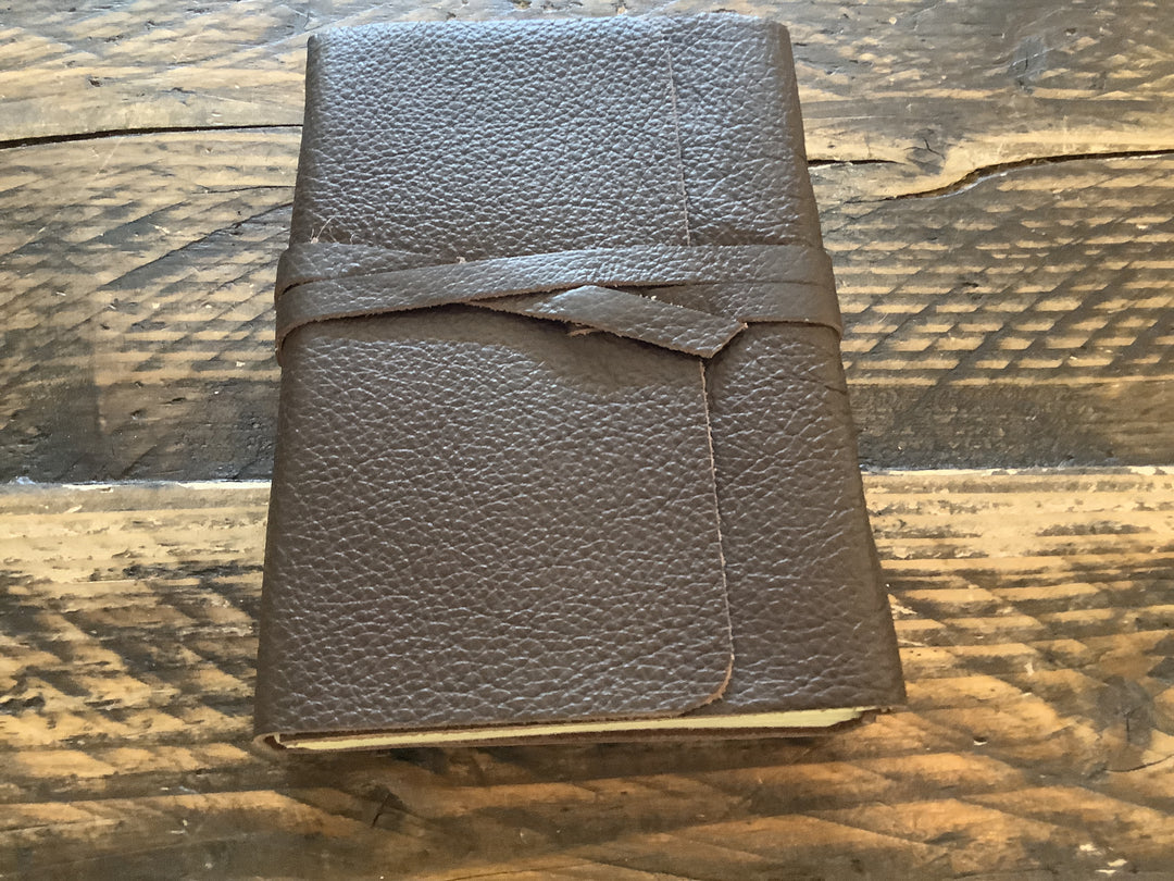 TIMU LEATHER JOURNAL - BROWN - A6