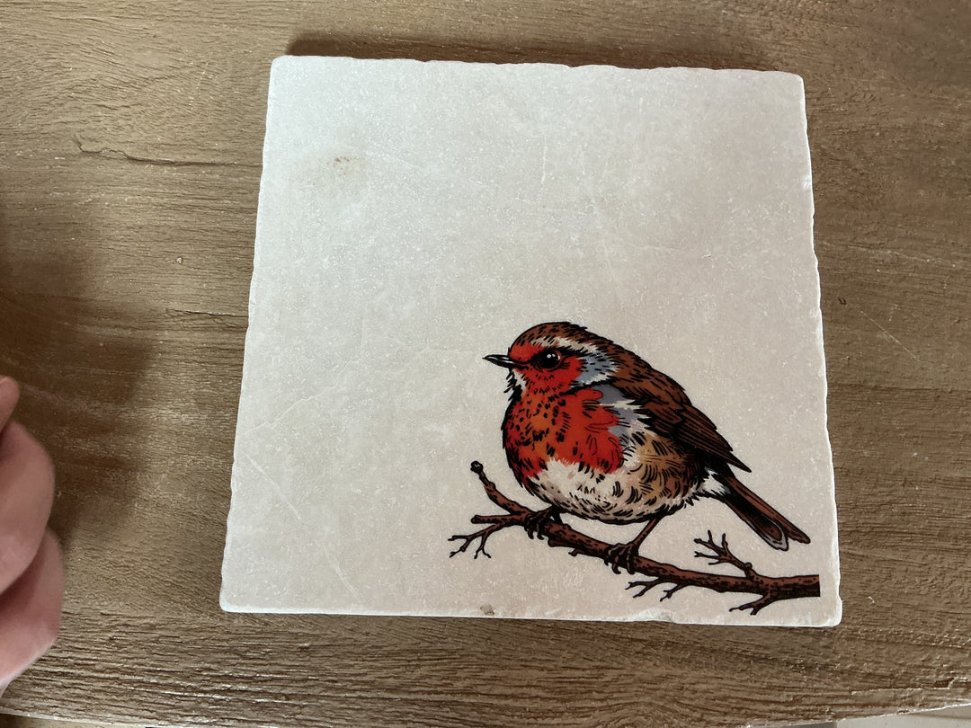 Single Stone Coaster - Robin