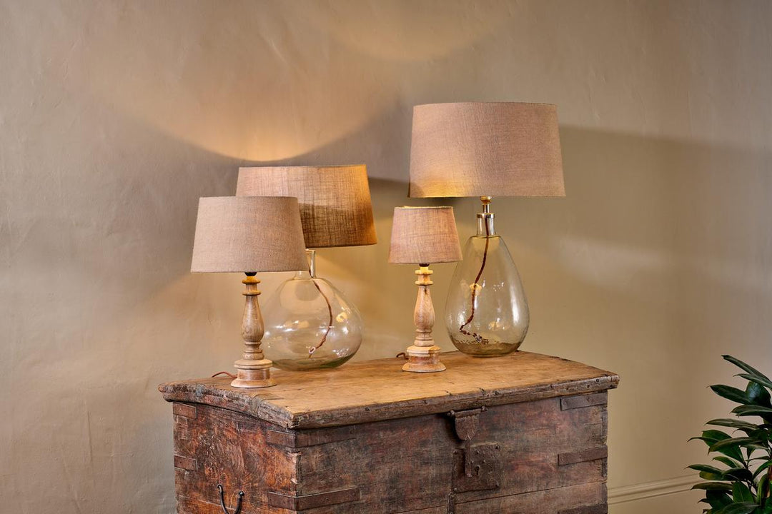 Dia Jute Lampshade - Natural - Small 14.5 x 15.5/20cm (dia)