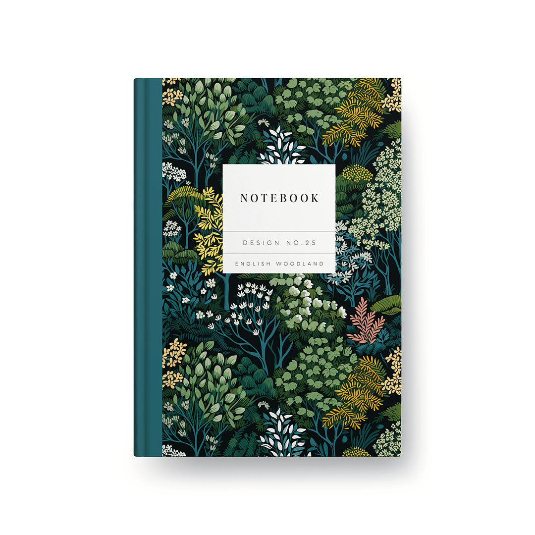 Design No.25 English Woodland Kaleido Hardback Notebook (10597)