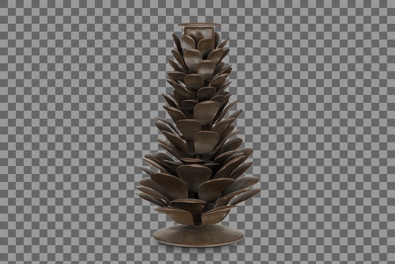 Elagalu Candle Holder - Rust - One Size