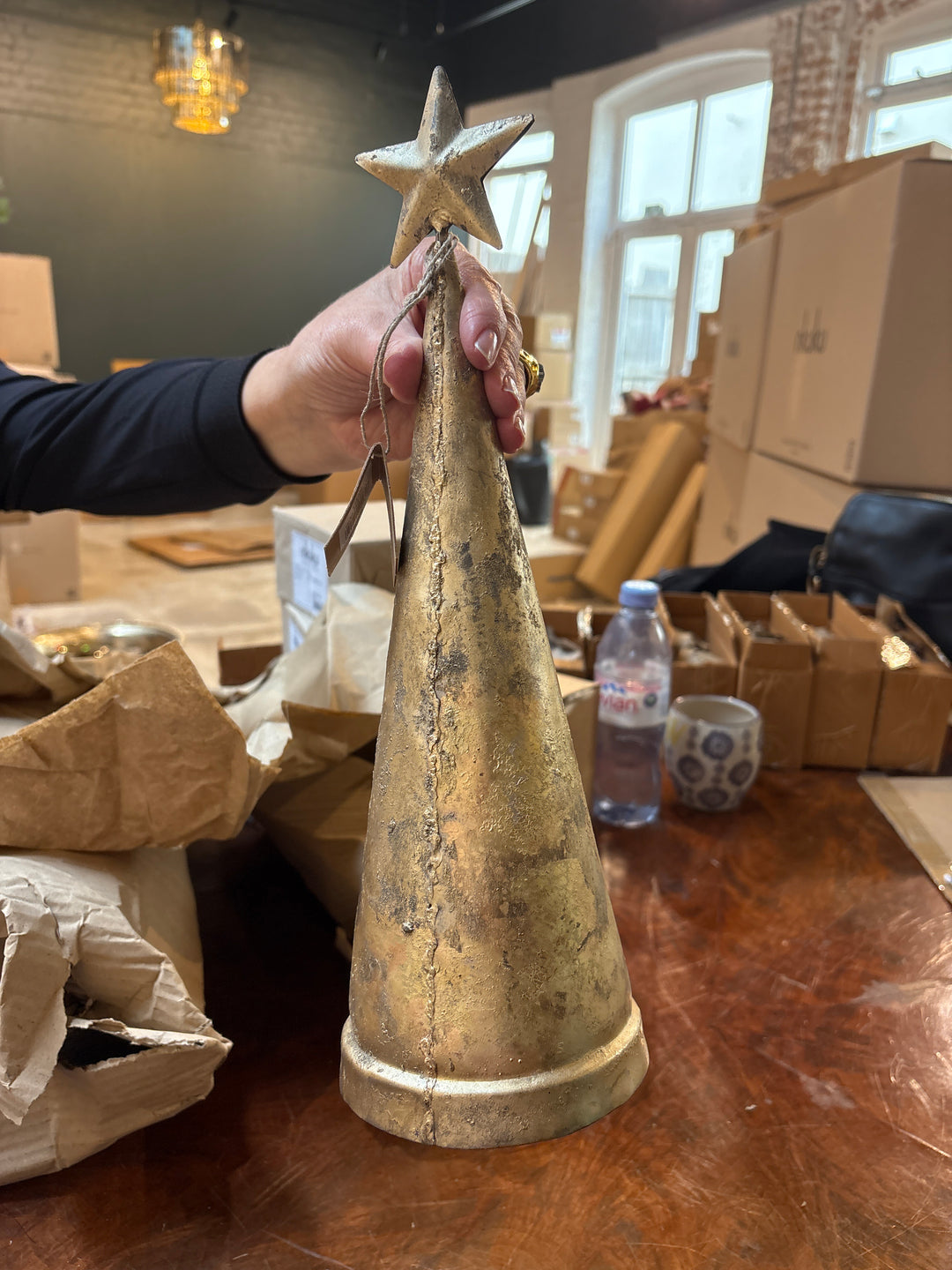 Talna Tree Bell - Antique Brass - Large