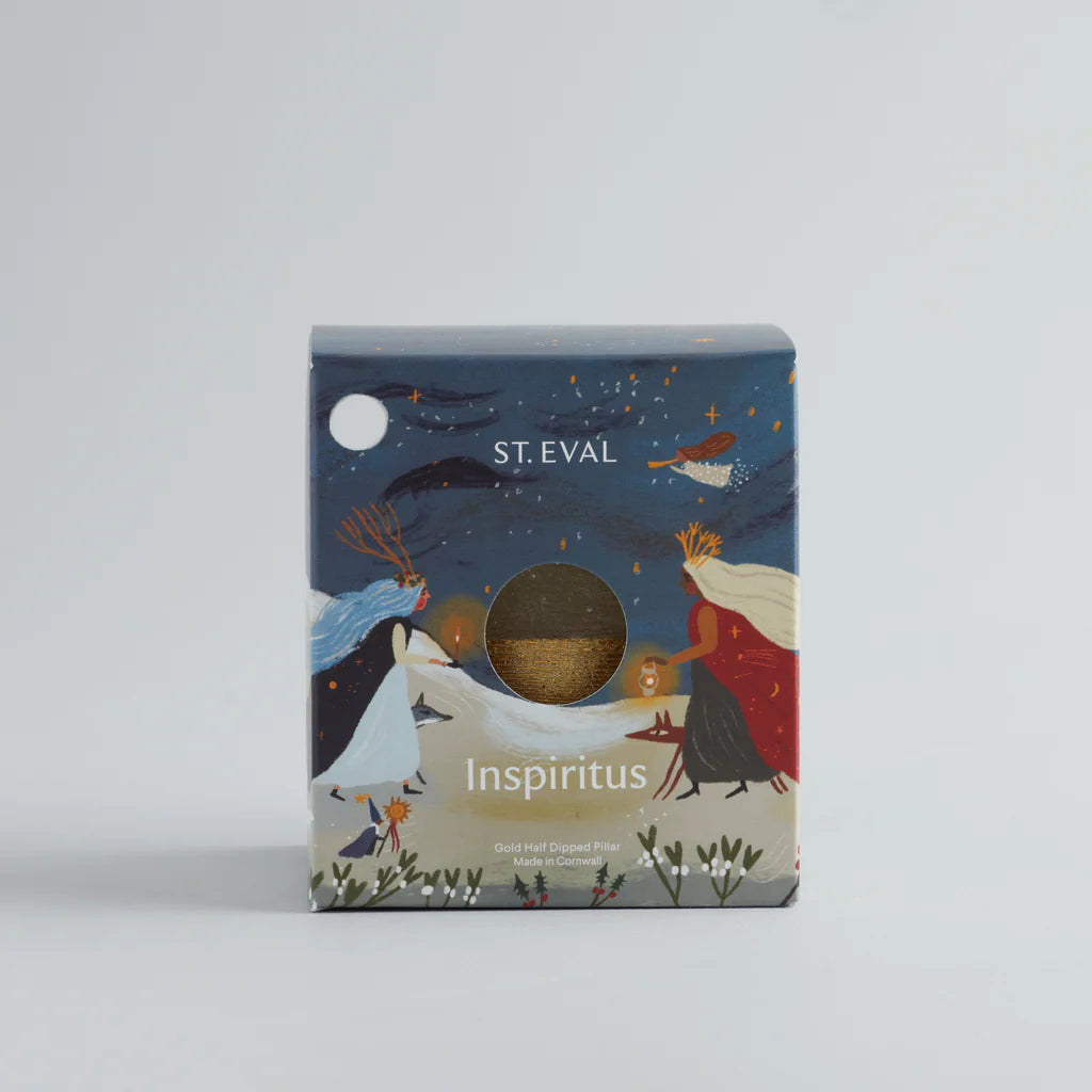 Ivory Inspiritus Gold Dipped Pillar